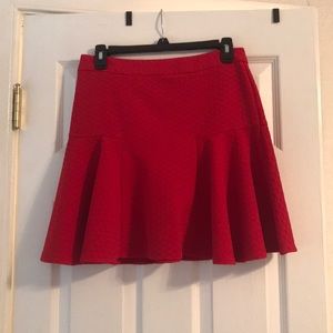Red Hot Mini Skirt!